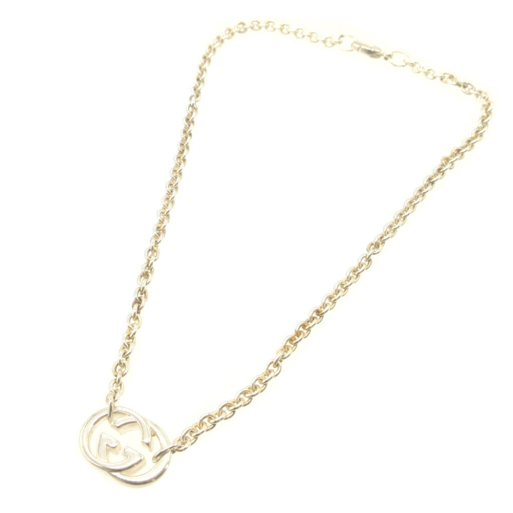 グッチ インターロッキングG シルバー925 シルバー 0263【中古】GUCCI