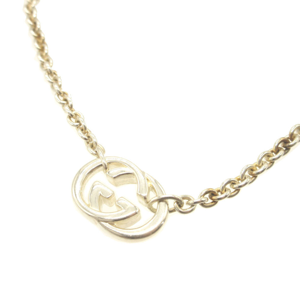 グッチ インターロッキングG シルバー925 シルバー 0263【中古】GUCCI