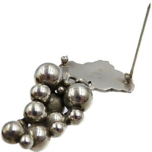 ジョージジェンセン 217B グレープ ぶどう シルバー925 ブローチ 0264【中古】GEORG JENSEN