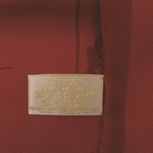 新品同様 カルティエ ヒョウ シルク レッド 赤 スカーフ 0280【中古】CARTIER