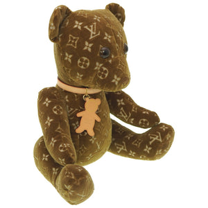 新品同様 ルイヴィトン モノグラム ドゥドゥ テディベア 2021年限定 GI0739 ベロア クマ ぬいぐるみ LV 0021【中古】LOUIS VUITTON