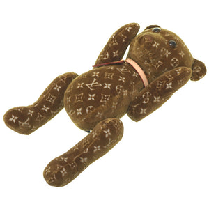 新品同様 ルイヴィトン モノグラム ドゥドゥ テディベア 2021年限定 GI0739 ベロア クマ ぬいぐるみ LV 0021【中古】LOUIS VUITTON