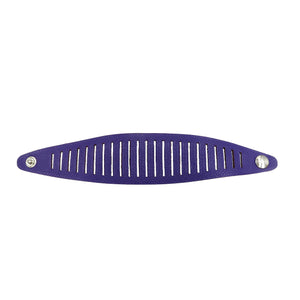 未使用 エルメス プティアッシュ ブレスレット リバーシブル ヴォーエプソン トゴ シルバー金具 アネモネ パープル ショコラ ブレスレット 0048【中古】HERMES