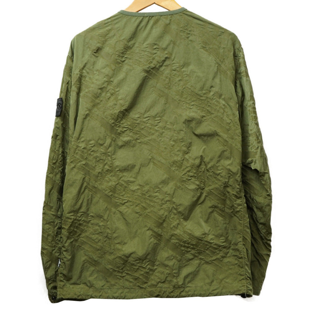 美品 ストーンアイランド シャドウプロジェクト ジップ ボンバー ジャケット ナイロン グリーン サイズM 緑 0119【中古】STONE ISLAND メンズ