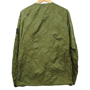 美品 ストーンアイランド シャドウプロジェクト ジップ ボンバー ジャケット ナイロン グリーン サイズM 緑 0119【中古】STONE ISLAND メンズ