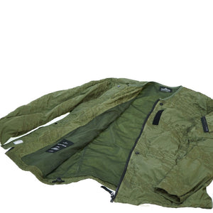 美品 ストーンアイランド シャドウプロジェクト ジップ ボンバー ジャケット ナイロン グリーン サイズM 緑 0119【中古】STONE ISLAND メンズ