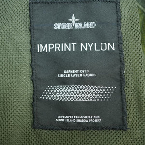 美品 ストーンアイランド シャドウプロジェクト ジップ ボンバー ジャケット ナイロン グリーン サイズM 緑 0119【中古】STONE ISLAND メンズ