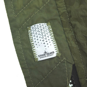 美品 ストーンアイランド シャドウプロジェクト ジップ ボンバー ジャケット ナイロン グリーン サイズM 緑 0119【中古】STONE ISLAND メンズ
