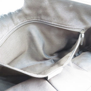 新品同様 グッチ アビーライン 141470 GGキャンバス レザー シルバー金具 ベージュ トートバッグ 0144【中古】GUCCI