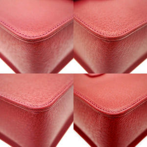 新品同様 グッチ バンブー 000.113.0231 2Way ショルダー ハンドバッグ レザー レッド 0015【中古】GUCCI ストップ