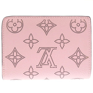 新品同様 ルイ ヴィトン モノグラム マヒナ ポルトフォイユ クレア ローズジャスミン M80629 二つ折り財布 LV 0036 【中古】 LOUIS VUITTON