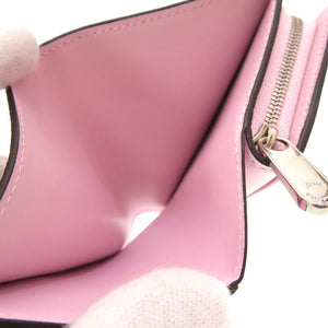 新品同様 ルイ ヴィトン モノグラム マヒナ ポルトフォイユ クレア ローズジャスミン M80629 二つ折り財布 LV 0036 【中古】 LOUIS VUITTON