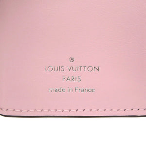 新品同様 ルイ ヴィトン モノグラム マヒナ ポルトフォイユ クレア ローズジャスミン M80629 二つ折り財布 LV 0036 【中古】 LOUIS VUITTON