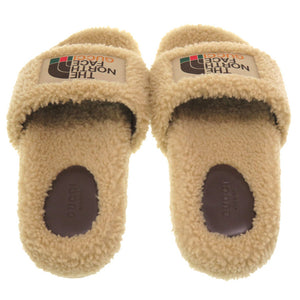 未使用 グッチ × ノースフェイス 0サンダル 679 948 サンダル ムートン/ボア ベージュ 0059 【中古】 GUCCI × THE NORTH FACE