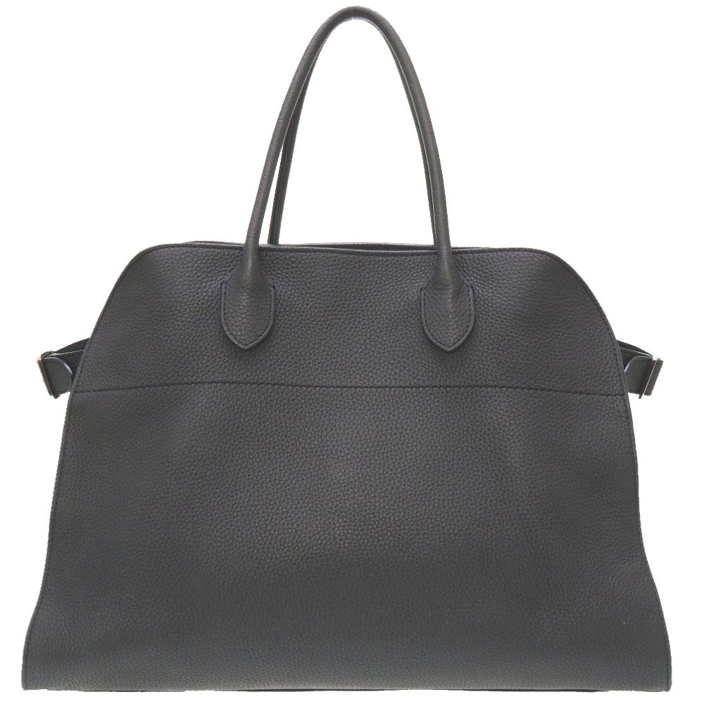 ザ ロウ マルゴー15 レザー ネイビー MARGAUX ハンドバッグ バッグ 紺 0108 【中古】 THE ROW