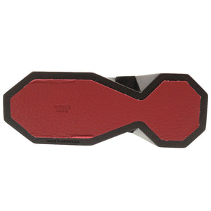 新品同様 エルメス ブックエンドセット ウッド トリヨンH ブラウン ルージュH 本立て 0110 【中古】 HERMES