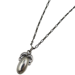 美品 ジョージジェンセン シルバー925 イヤー ペンダント 色石 ネックレス 0130【中古】GEORG JENSEN