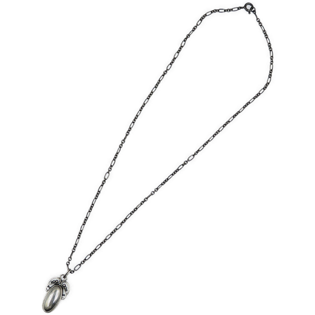 美品 ジョージジェンセン シルバー925 イヤー ペンダント 色石 ネックレス 0130【中古】GEORG JENSEN