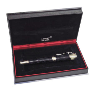 美品 モンブラン ライターズエディション マークトウェイン 万年筆 K18 ネイビー 0171【中古】MONTBLANC