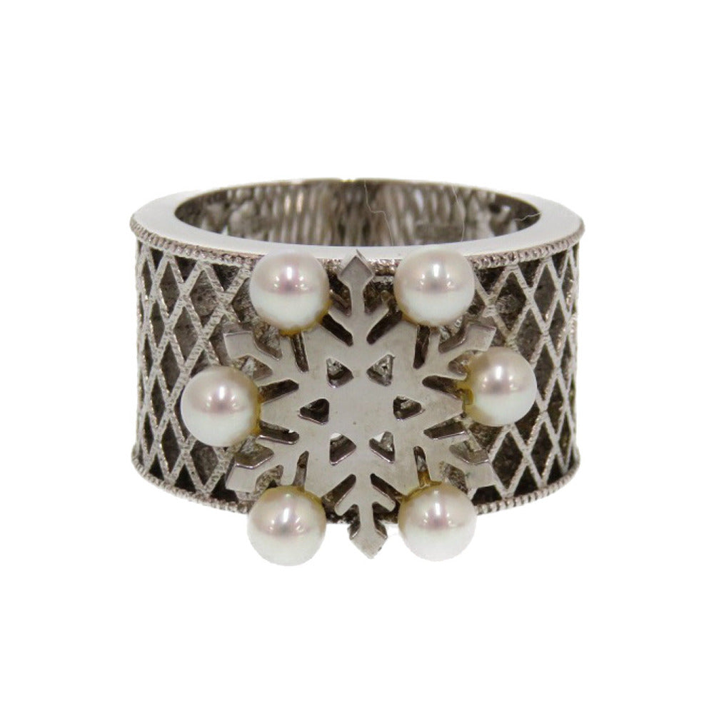 美品 ペルリータ 結晶 パール シルバー925 13号 リング 指輪 アクセサリー 0173 【中古】 Perlita