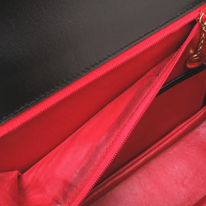 美品 グッチ レザー ブラック ゴールド金具 000 1951 0633 2WAY ハンドバッグ バッグ 黒 0020 【中古】 GUCCI