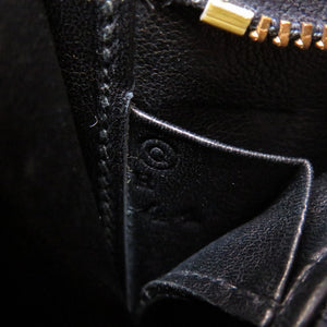 美品 エルメス エトリベルト ボックスカーフ ブラック ゴールド金具 〇Q刻印 ヴィンテージ クラッチバッグ バッグ 黒 0023 【中古】 HERMES