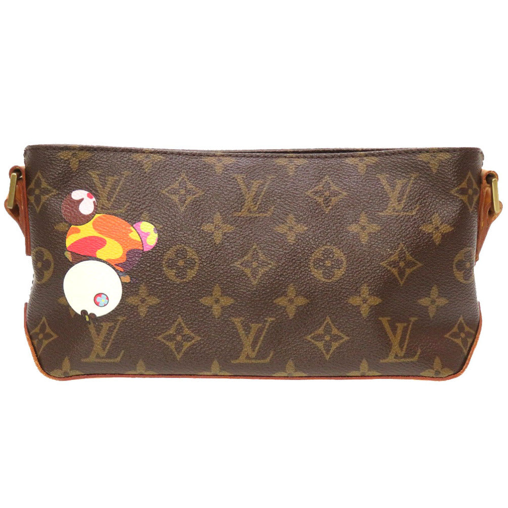 美品 ルイ ヴィトン モノグラム パンダ トロター M51241 村上隆 ショルダーバッグ バッグ LV 0027 【中古】 LOUIS VUITTON