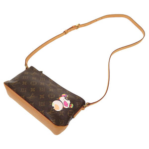 美品 ルイ ヴィトン モノグラム パンダ トロター M51241 村上隆 ショルダーバッグ バッグ LV 0027 【中古】 LOUIS VUITTON