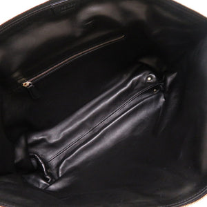 美品 ザ ロウ ダンテ クラッチ XL レザー ブラック クラッチバッグ バッグ 黒 0031 【中古】 THE ROW