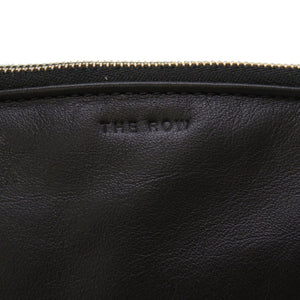 美品 ザ ロウ ダンテ クラッチ XL レザー ブラック クラッチバッグ バッグ 黒 0031 【中古】 THE ROW