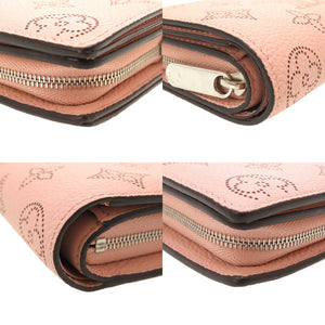 美品 ルイ ヴィトン モノグラム マヒナ ポルトフォイユ クレア マグノリア M80629 ICタグ 二つ折り財布 財布 LV 0037 【中古】 LOUIS VUITTON