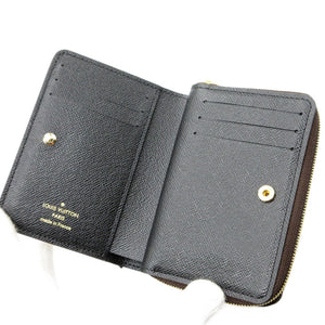 美品 ルイヴィトン モノグラム リバース M81461 ICチップ ポルトフォイユ ルー コンパクトウォレット 財布 0115【中古】LOUIS VUITTON