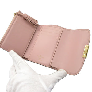 美品 ルイヴィトン N60208 ダミエ レザー ポルトフォイユ クロワゼット コンパクトウォレット マグノリア 財布 0118【中古】LOUIS VUITTON