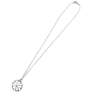 美品 ティファニー フラワー サークル 1Pダイヤモンド シルバー925 ネックレス 0134【中古】TIFFANY&Co.