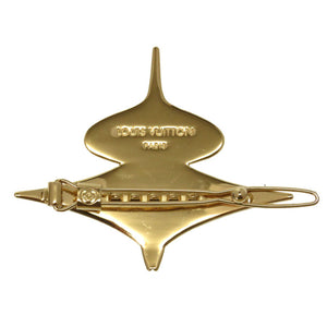 未使用 ルイ ヴィトン 村上隆 キャラクターズ M92595 パンダ フラワーハットマン オニオンヘッド バレッタ 髪留め アクセサリー LV 0168 【中古】 LOUIS VUITTON