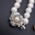 美品 本真珠 パール 7ｍｍ ネックレス イヤリング セット アクセサリー 0107【中古】
