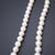 美品 本真珠 パール 7ｍｍ ネックレス イヤリング セット アクセサリー 0107【中古】