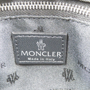 美品 モンクレール フェイクファー シルバー金具 パープル ポーチ 0190【中古】MONCLER