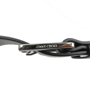 美品 ジミーチュウ スタースタッズ レザー シルバー金具 メタリックグレー ボディバッグ 0208【中古】JIMMY CHOO