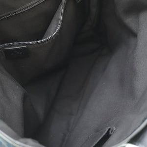 美品 グッチ GGキャンバス トートバッグ 145971 ブラック 黒 0018【中古】GUCCI