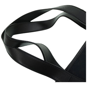 美品 グッチ GGキャンバス トートバッグ 145971 ブラック 黒 0018【中古】GUCCI