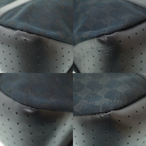 美品 グッチ GGキャンバス トートバッグ 145971 ブラック 黒 0018【中古】GUCCI