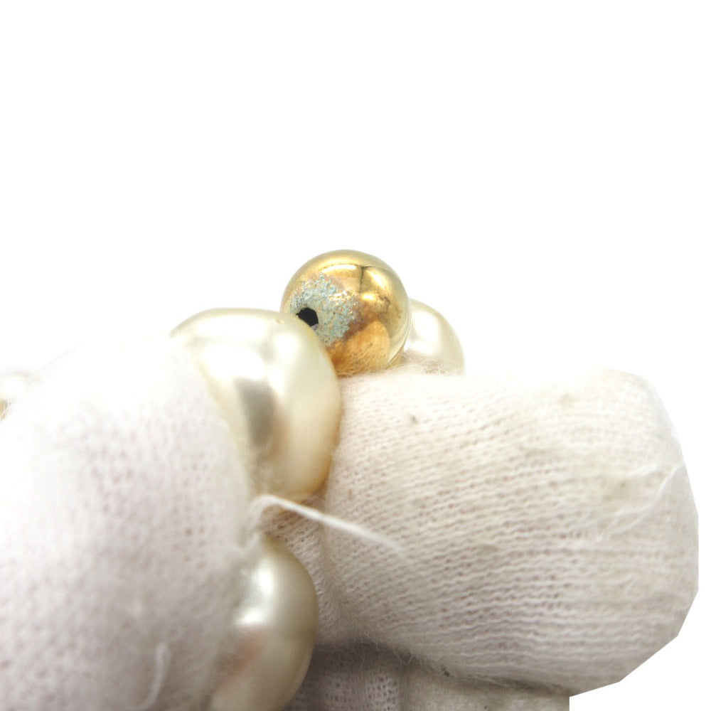 クリスチャンディオール ヴィンテージ フェイクパール メタル ホワイト 白 ゴールド ネックレス 0033【中古】Christian Dior