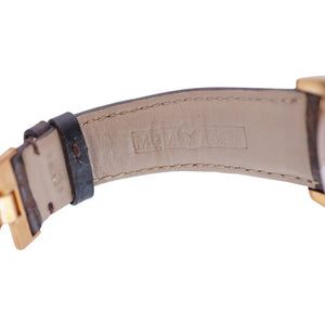 メモリジン トゥールビヨン エバーラスティング 手巻き 腕時計 ステンレススチール/型押しレザー ピンクゴールド 0041【中古】MEMORIGIN メンズ