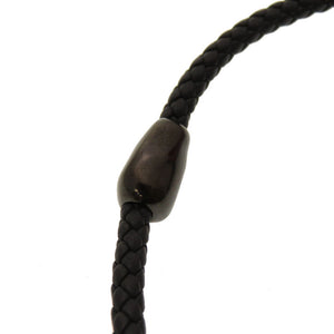 新品同様 エルメス ウェーブ ダブル ツアー ドゥブルトゥール ヴォースイフト ブラック ブレスレット アクセサリー 黒 0044 【中古】 HERMES