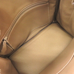 新品同様 エルメス バーキン30 トリヨンクレマンス エトゥープ シルバー金具 T刻印(2015年製) ハンドバッグ バッグ 0050 【中古】 HERMES