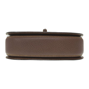 新品同様 グッチ バンブー ショルダー ハンドバッグ レザー ブラウン 茶 0084【中古】GUCCI ヴィンテージ ストラップ付