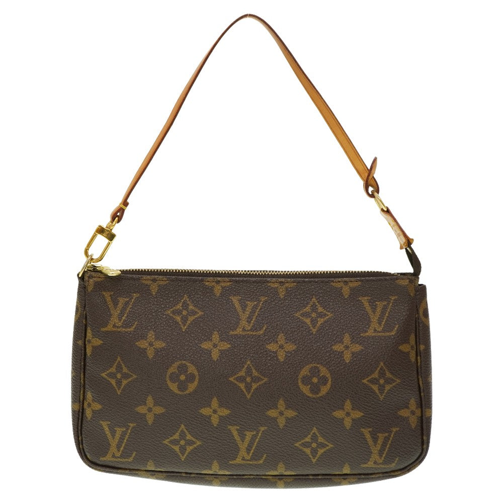 ルイヴィトン モノグラム アクセソワール ポーチ M51980 ブラウン LV 0085【中古】LOUIS VUITTON
