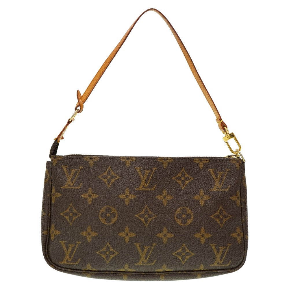 ルイヴィトン モノグラム アクセソワール ポーチ M51980 ブラウン LV 0085【中古】LOUIS VUITTON