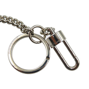 美品 デルボー ブリヨン カーフ シルバー金具 ライトピンク バッグチャーム キーホルダー 0114【中古】DELVAUX